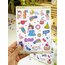 Kawai parlak sticker