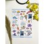 Kawai parlak sticker 