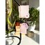 2’li Vintage pembe mat sticker