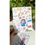 Kawai tatlı mat sticker seti no:7