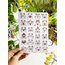 Tatlı emoji kediler Kawai parlak sticker