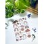 Mat gökkuşağı sticker vintage no:11