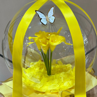 Balon içerisinde çiçek çeşitlerimiz