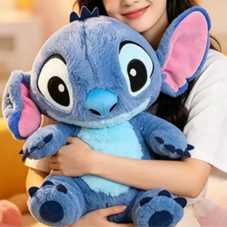 Uyku Arkadaşı Mavi Yumuşak Stitch Peluş Oyuncak Birinci Kalite