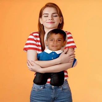 Kişiye Özel Fotoğraflı Çocukluğum Peluş Oyuncak -50cm-