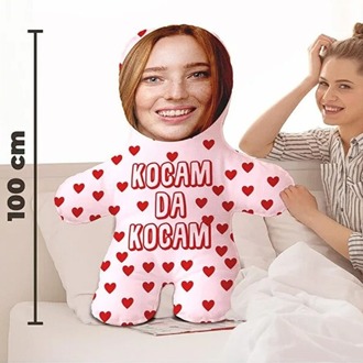 Kocamda Kocam Kişiye Özel Hediyelik Peluş Oyuncak -100cm-