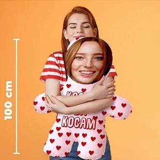 Kocamda Kocam Kişiye Özel Hediyelik Peluş Oyuncak -100cm-