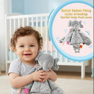 Bebek Uyku Arkadaşı-Diş Kaşıyıcılı Güvenli Bebek Uyku Arkadaşı