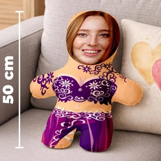 Kişiye Özel Dansöz Peluş Oyuncak Esprili Komik Hediye -50cm-