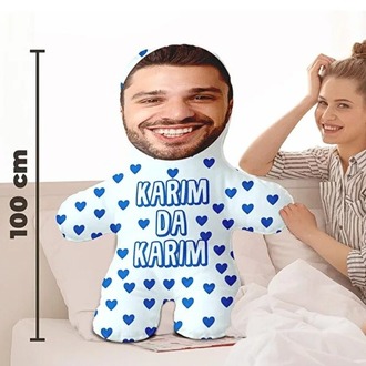 Karımda Karım Kişiye Özel Hediyelik Peluş Oyuncak -100cm-