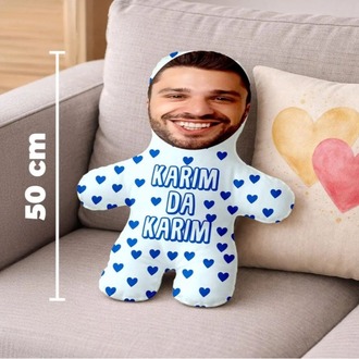 Kişiye Özel Fotoğraflı Karım da Karım Peluş Bebek -50cm-