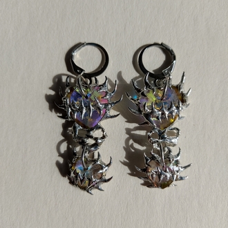 Crystal Heart Earrings