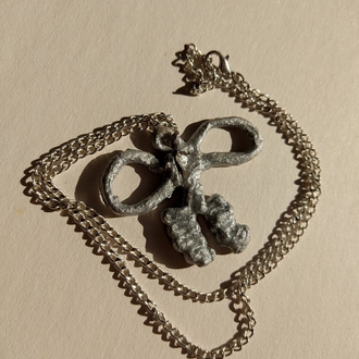 Silver Ribbon Kolye