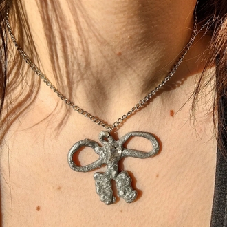 Silver Ribbon Kolye