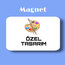 Özel Tasarım Dikdörtgen Magnet