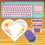 Çiçek Kalp Mousepad 