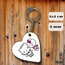 Hello kitty kalp anahtarlık