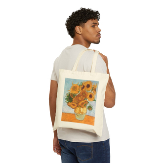 Van Gogh Ayçiçeği bez çanta
