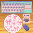 Pembe kurdele Mousepad