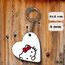 Hello kitty kalp anahtarlık