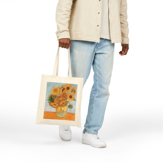 Van Gogh Ayçiçeği bez çanta