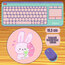 Pembe tavşan Mousepad 