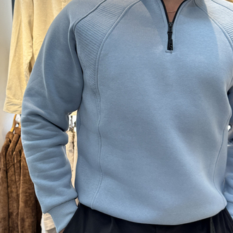 YARIM FERMUAR SWEATSHIRT