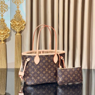 LOUIS VUITTON Hakiki Deri tasarım paslanmaz çelik aksesuarlı toz torbalı