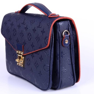 LOUIS VUITTON Hakiki Deri tasarım paslanmaz çelik aksesuarlı toz torbalı