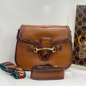 GUCCI Eskitme Deri Çift Askılı İthal Çanta 