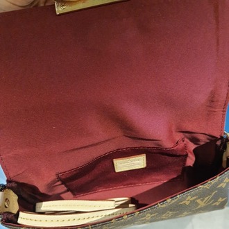 LOUIS VUITTON Mini çift askılı deri ve paslanmaz çelik askılı tasarım çanta