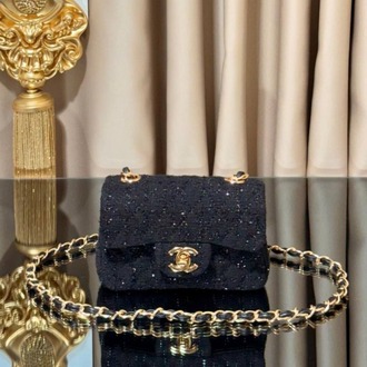 CHANEL İthal kumaş paslanmaz çelik aksesuarlı tasarım çanta