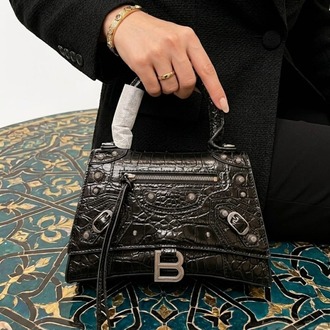 BALENCİAGA İthal Deri Tasarım Trend Çanta