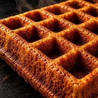 GLUTENSİZ WAFFLE TABANI - 55 gr