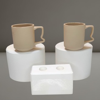 Büyük Kupa ve Kulp Set