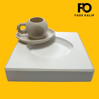 0008 Sır Ayaklı Tabak Kalıbı 