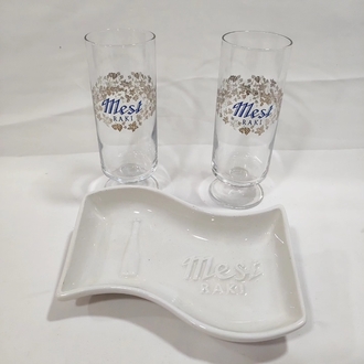 Mest Kadeh Ve Peynir Tabağı 
