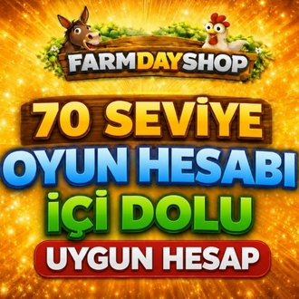 70 SEVİYE UYGUN OYUN HESABI