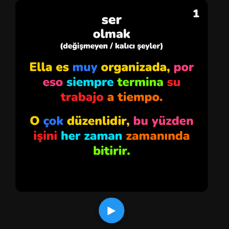 İspanyolca En Önemli 500 Fiil | Renkli Çeviri Tekniği