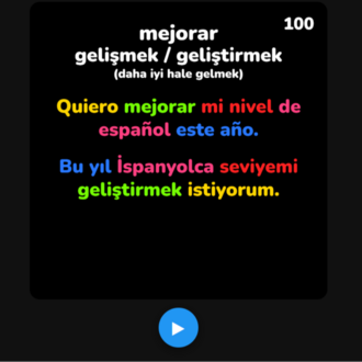 İspanyolca En Önemli 500 Fiil | Renkli Çeviri Tekniği