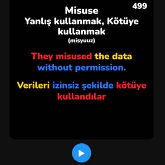 İngilizce En Önemli 500 Fiil | Renkli Çeviri Tekniği