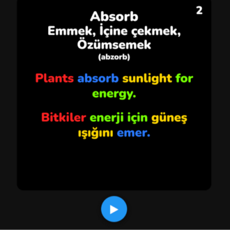 İngilizce En Önemli 500 Fiil | Renkli Çeviri Tekniği