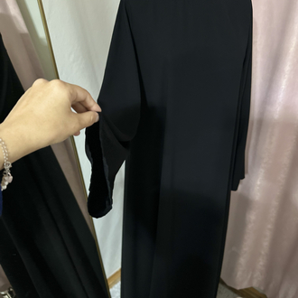 Abaya kollu elbise