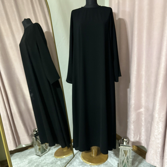 Abaya kollu elbise