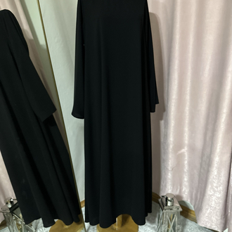 Abaya kollu elbise