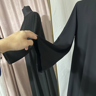 Abaya kollu elbise