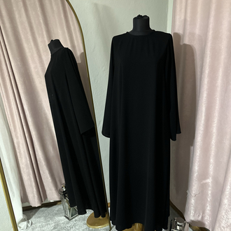 Abaya kollu elbise