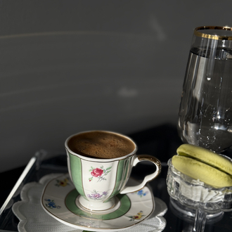 Royking Flower fincan takımı