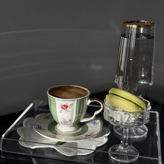 Royking Flower fincan takımı