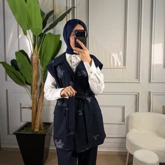 My312 Pullu Yelekli Takım